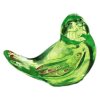 Songbird Figurine in Key Lime Green by Fenton Glass