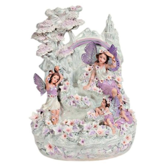 Spring Time Celebration Fairy Table Fountain by Ok Lighting - Click Image to Close