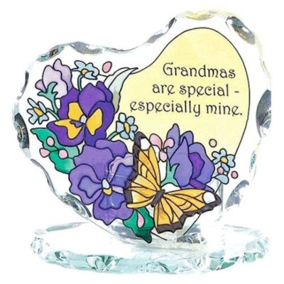 Grandma Stained Glass Candle Holder