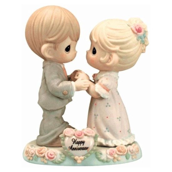 Our Love Was Meant To Be Anniversary Figurine - Click Image to Close