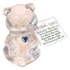 December Birthstone Bear Figurine Fenton Glass