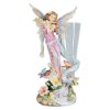 Fairy and Butterfly Flower Vase by Ok Lighting