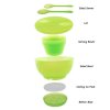 Salad Bowl Serving Set with Keep Cold Pack by Supreme Housewares