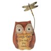 Laugh Often Live Well Love Much Owl Figurine