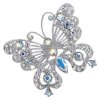Crystal Butterfly Lapel Pin by Spring Street Designs