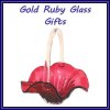 Gold Ruby Glass Gifts