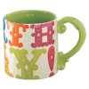 Celebrate Birthday Coffee Mug with Green Handle