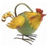 Metal Garden Watering Can Rooster