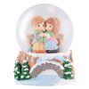 Couple on Bench Musical Water Globe