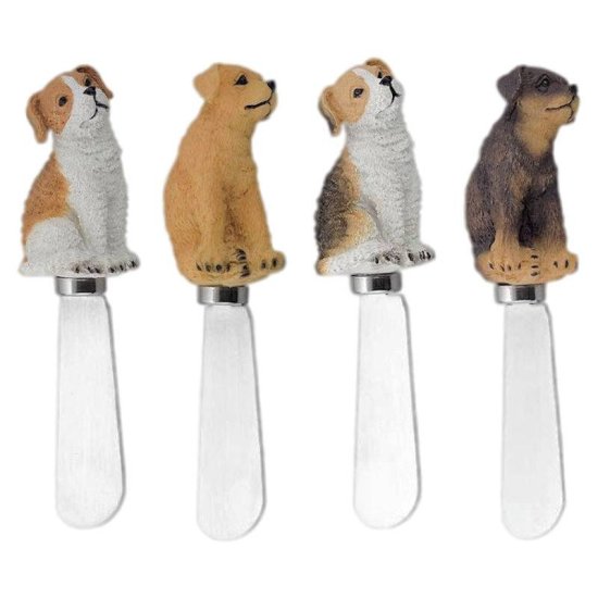 Cheese Spreader Set in Dog Theme by Supreme Housewares - Click Image to Close