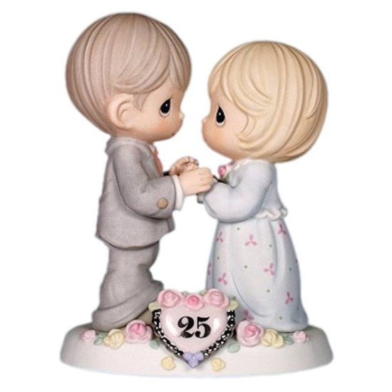 Our Love Still Sparkles In Your Eyes 25th Anniversary Figurine - Click Image to Close