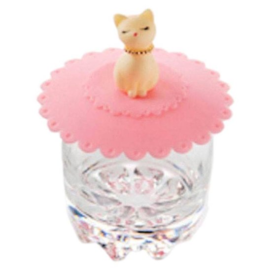 Magic Cup Cap Cat on Pink Base by Zans