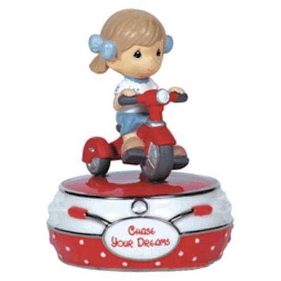 Chase Your Dreams Musical Figurine Precious Moments - Click Image to Close