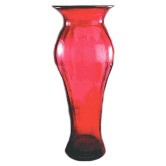 Gold Ruby Glass Vase 13 Inches Tall Fenton Glass - Click Image to Close