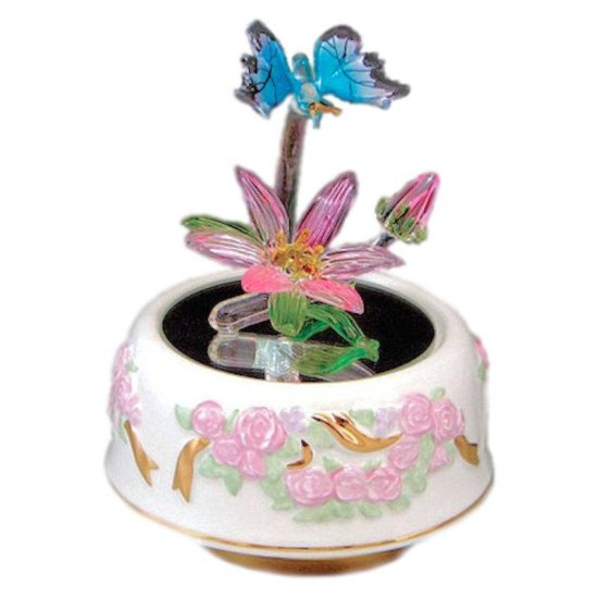 Butterfly Delight Musical Figurine - Click Image to Close