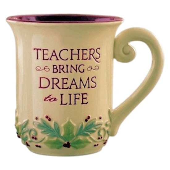 Teacher Appreciation Christmas Coffee Mug by Grasslands Road - Click Image to Close