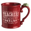 Teacher Christmas Red Coffee Mug by Grasslands Road