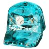 Ball Cap Figurine in Blue by Fenton Glass