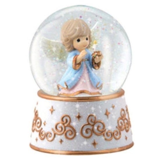 Let His Light Shine Angel Musical Water Globe - Click Image to Close