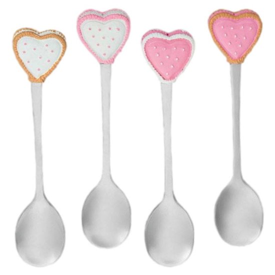 Cookie Handle Spoon Set by Supreme Housewares - Click Image to Close