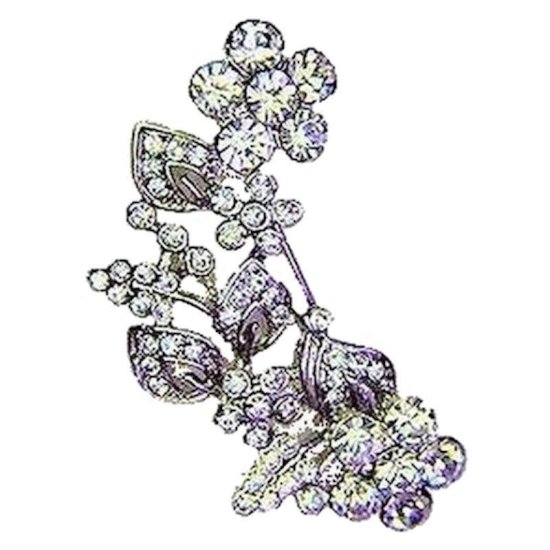 Flower Garland Lapel Pin by Spring Street Designs