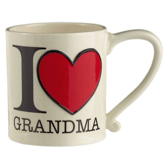 I Love Grandma Coffee Mug by Grasslands Road - Click Image to Close