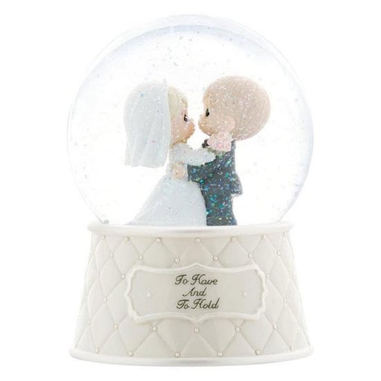To Have and To Hold Wedding Musical Water Globe - Click Image to Close