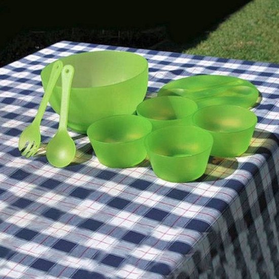 Salad Bowl Serving Set with Keep Cold Pack by Supreme Housewares - Click Image to Close