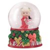 Girl with Hobby Horse Musical Water Globe